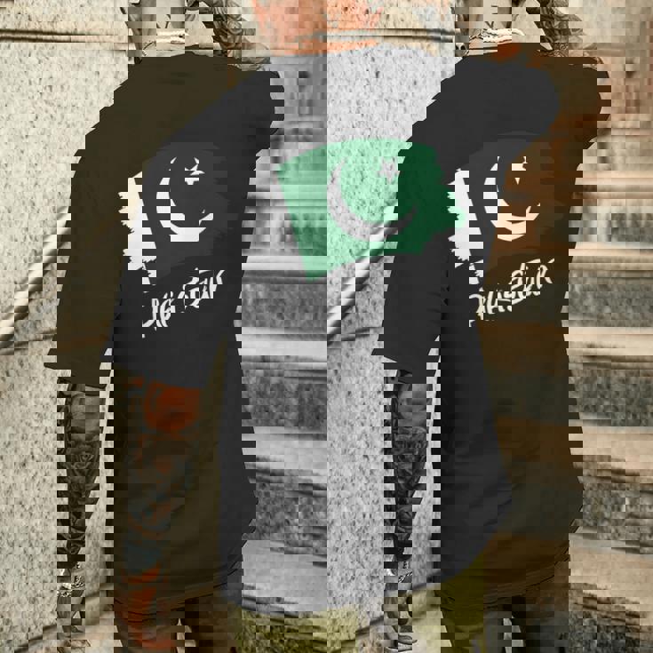 パキスタンの旗パキスタン 長袖tシャツ メンズTシャツ バックプリント 彼への贈り物