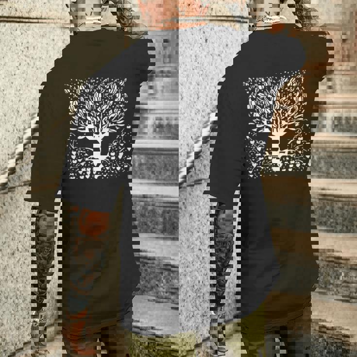 ビアズリーオーブリー作 マグノリアツリー 1895 長袖tシャツ メンズTシャツ バックプリント 彼への贈り物