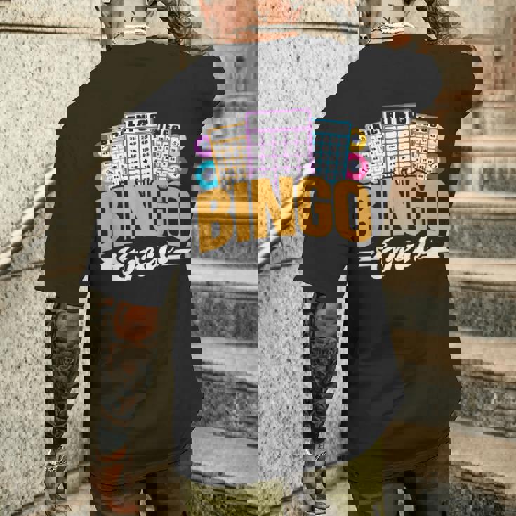 ビンゴクルー ユーモア 恋人 ゲーム 選手 ビンゴ メンズTシャツ バックプリント 彼への贈り物