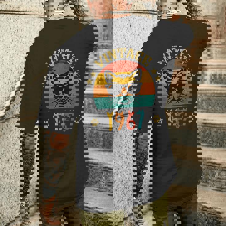 ビンテージファニーキャットシャツ 誕生日プレゼント 1967 メンズ レディース 59歳 メンズTシャツ バックプリント 彼への贈り物