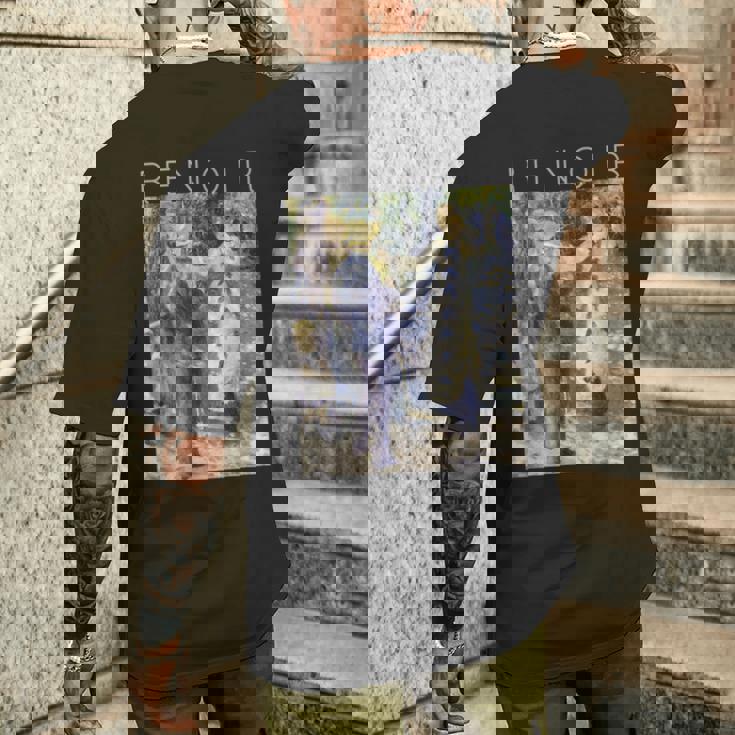 ピエールオーギュスト・ルノワール スイングスプリング メンズTシャツ バックプリント 彼への贈り物