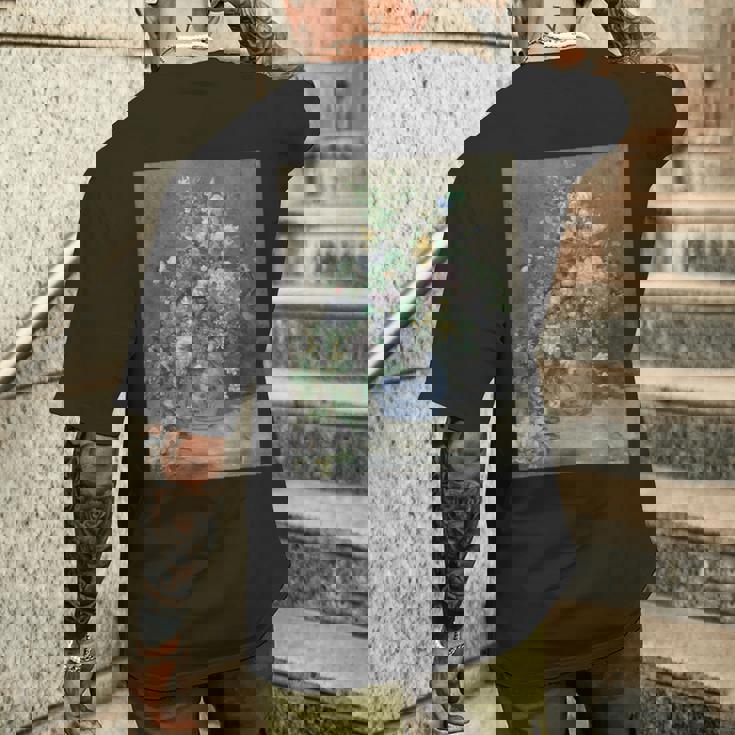 ピエール・オーギュスト ルノワールのスプリングブーケ メンズTシャツ バックプリント 彼への贈り物