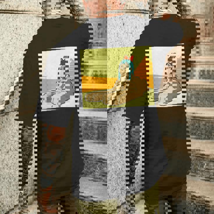 ピピミ・スフィンクス ポップチーム エピック メンズTシャツ バックプリント 彼への贈り物