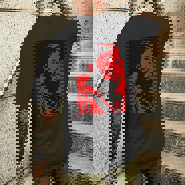 フィデル・カストロ 長袖tシャツ メンズTシャツ バックプリント 彼への贈り物