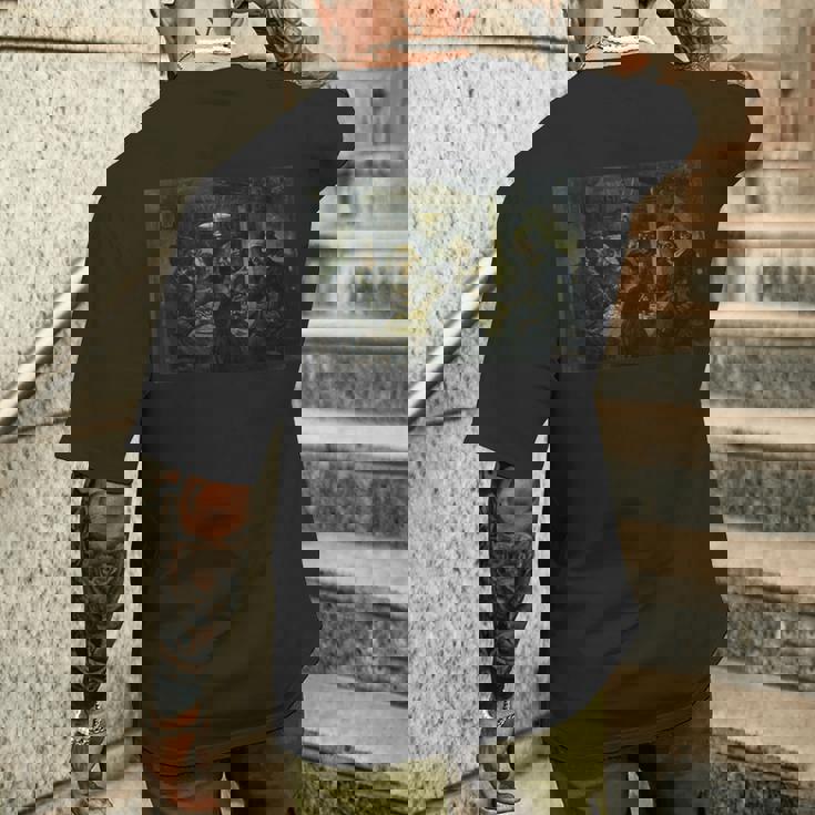 フィンセントファンゴッホのジャガイモを食べる人々 メンズTシャツ バックプリント 彼への贈り物