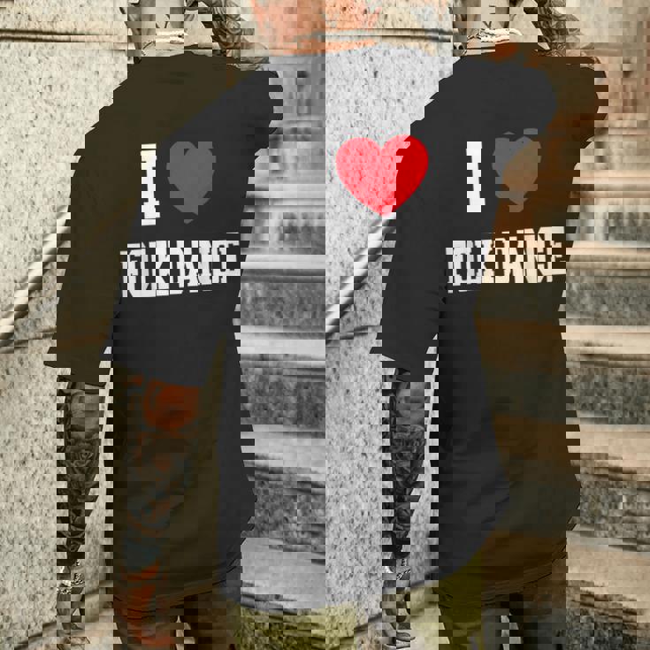 フォークダンス大好き メンズTシャツ バックプリント 彼への贈り物