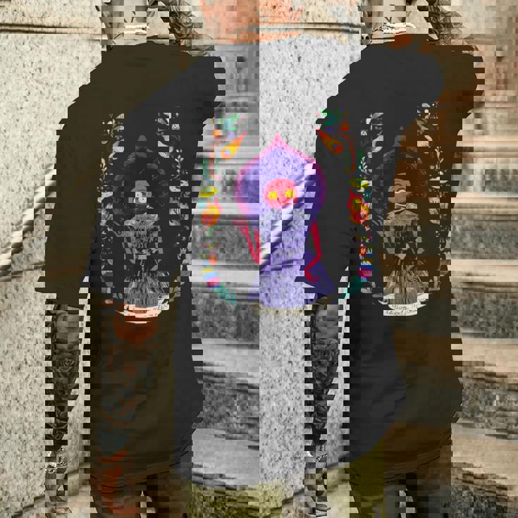 フラットウッドモンスター、レトロエイリアンブラクストン郡wv Cryptid メンズTシャツ バックプリント 彼への贈り物