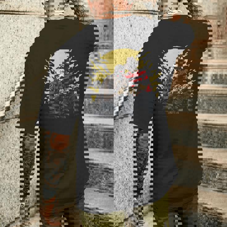 フレディ・アンド・ジェイソン・ゲーミング メンズTシャツ バックプリント 彼への贈り物