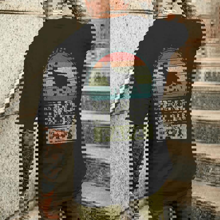 フレンチ・ブルドッグ・パパ 父の日 メンズTシャツ バックプリント 彼への贈り物