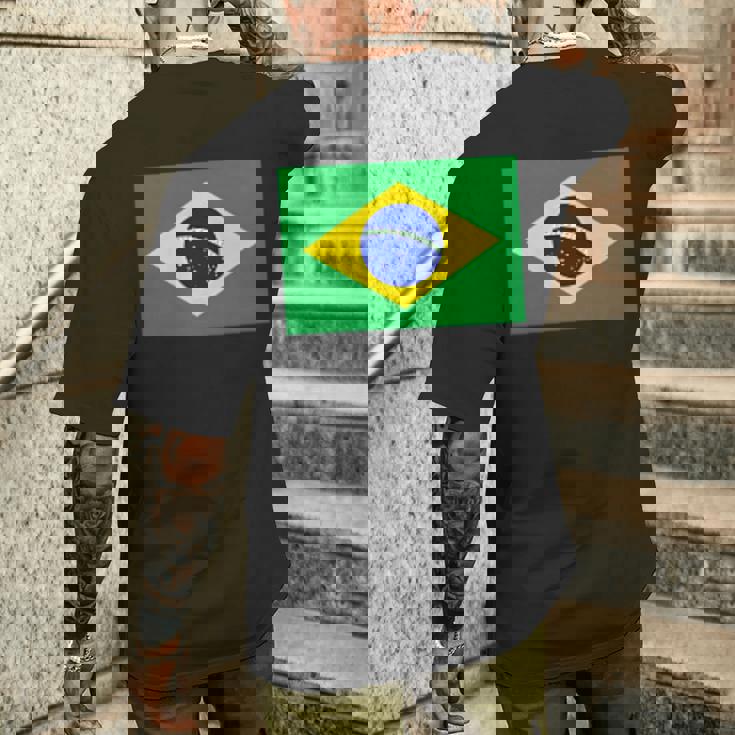 ブラジル レディース メンズ キッズ 左胸 ブラジル国旗 メンズTシャツ バックプリント 彼への贈り物