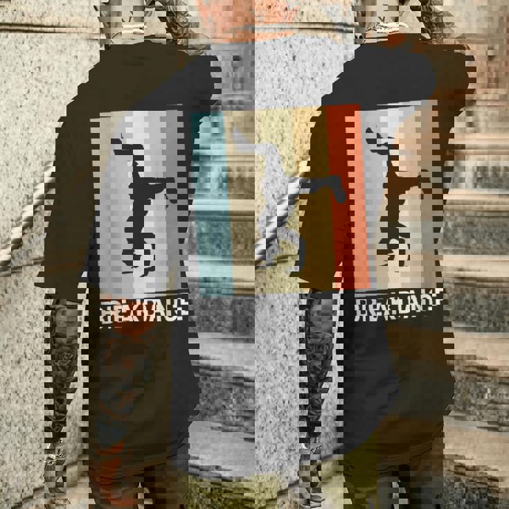 ブレイクダンス I レトロ I ダンサー ヒップホップダンス ブレイクダンス メンズTシャツ バックプリント 彼への贈り物