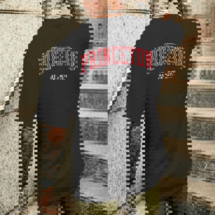 プリンストン ニュージャージー カレッジ大学スタイル メンズTシャツ バックプリント 彼への贈り物