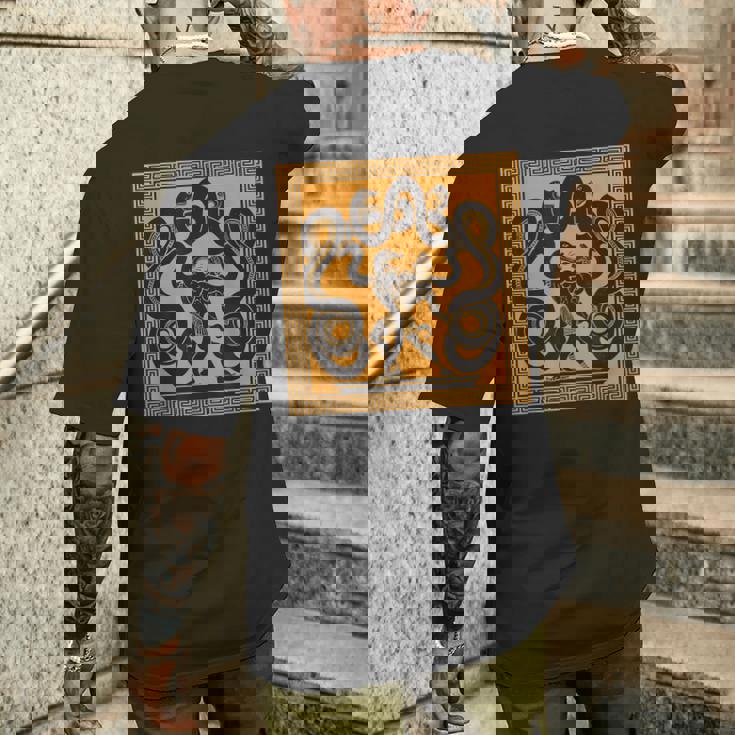 ヘラクレス オリンピアン戦士 ギリシャ神話 ギリシャ美術 神話 メンズTシャツ バックプリント 彼への贈り物