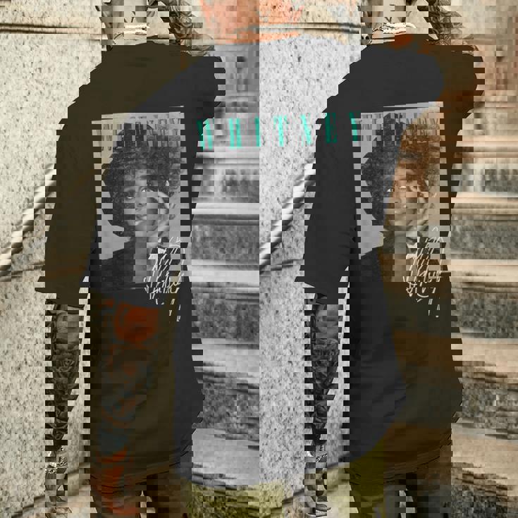 ホイットニー・ヒューストン・シューティングスター メンズTシャツ バックプリント 彼への贈り物