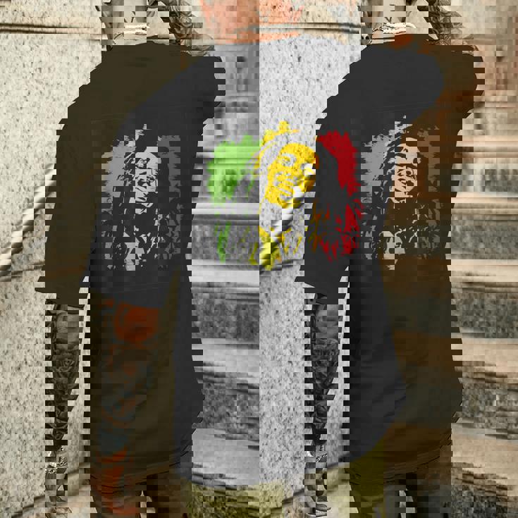 ポジティブバイブレーション メンズTシャツ バックプリント 彼への贈り物