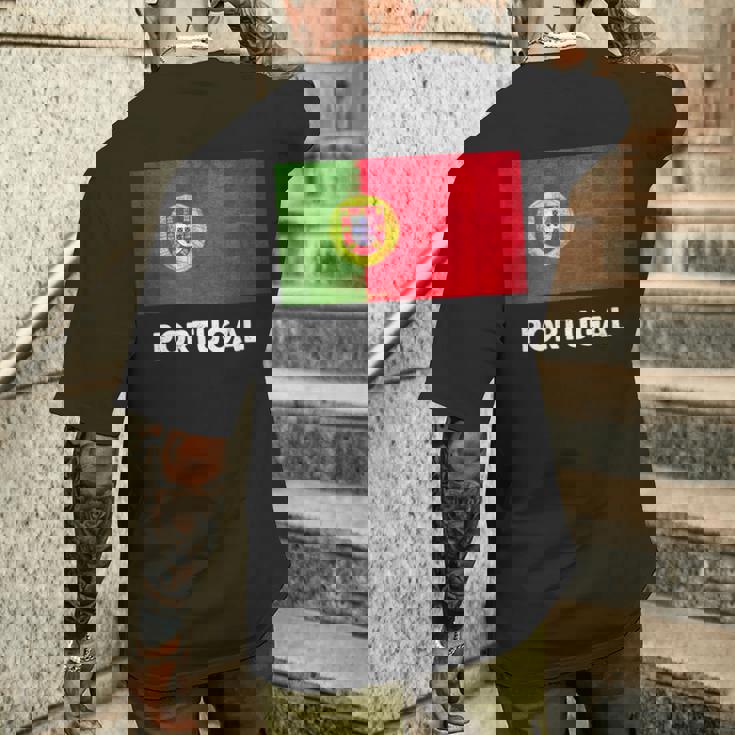 ポルトガル国旗tシャツ メンズTシャツ バックプリント 彼への贈り物