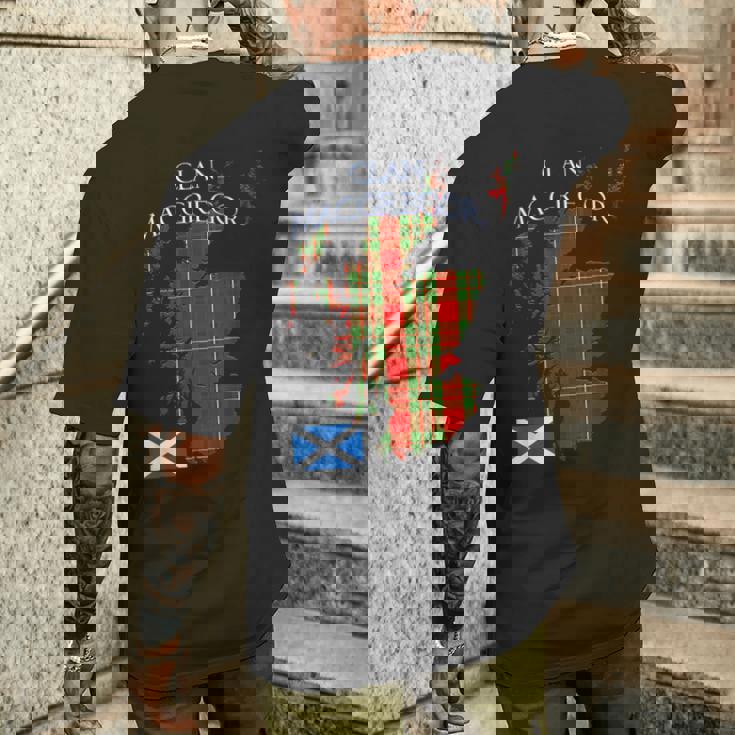 マクレガー スコットランド タータン スコットランド メンズTシャツ バックプリント 彼への贈り物