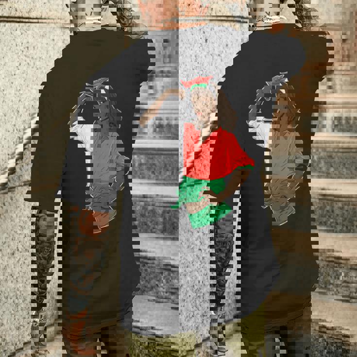 マダガスカルガール アンブレイカブル・アイ マダガスカル メンズTシャツ バックプリント 彼への贈り物