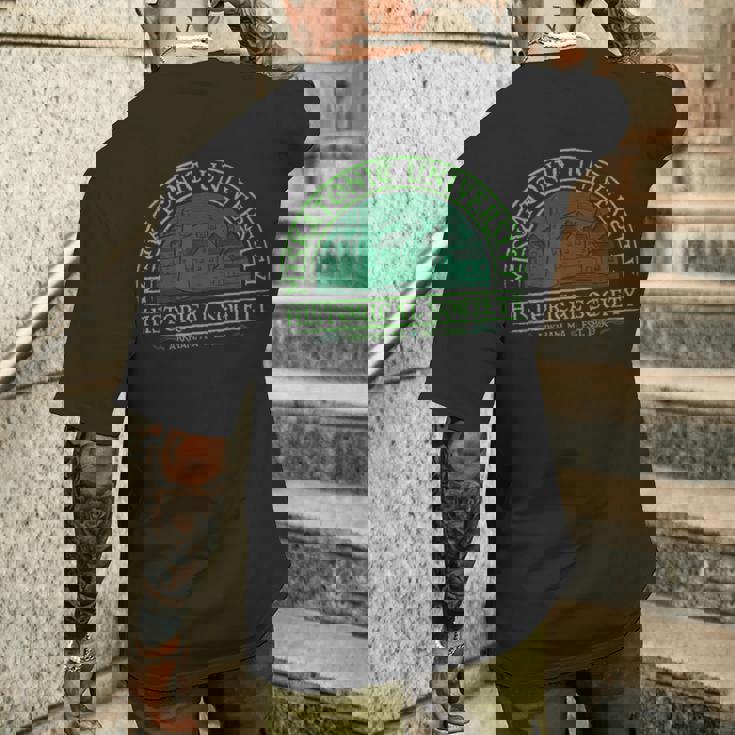 ミスカトニック大学歴史社会 メンズTシャツ バックプリント 彼への贈り物