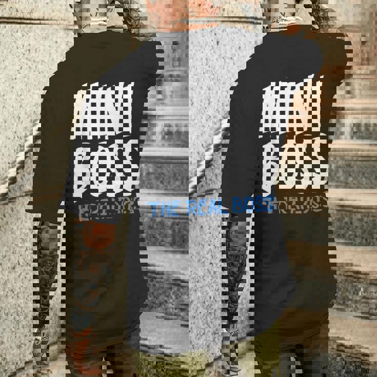 ミニボス リアルボス メンズTシャツ バックプリント 彼への贈り物