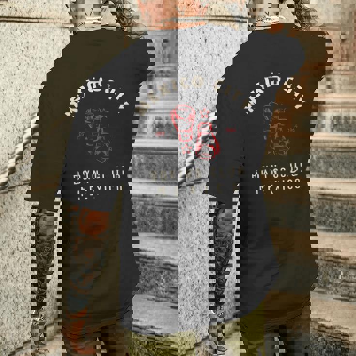 メキシコシティボクシングクラブ メキシコ ボクシング メンズTシャツ バックプリント 彼への贈り物