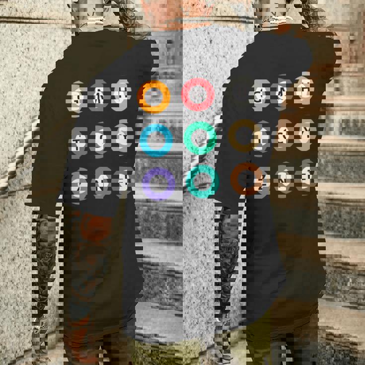 メトロ 東京 全線 地下鉄 電車 デザイン 長袖tシャツ メンズTシャツ バックプリント 彼への贈り物