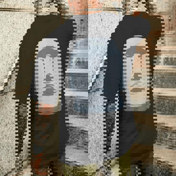 モアイ メンズTシャツ バックプリント 彼への贈り物