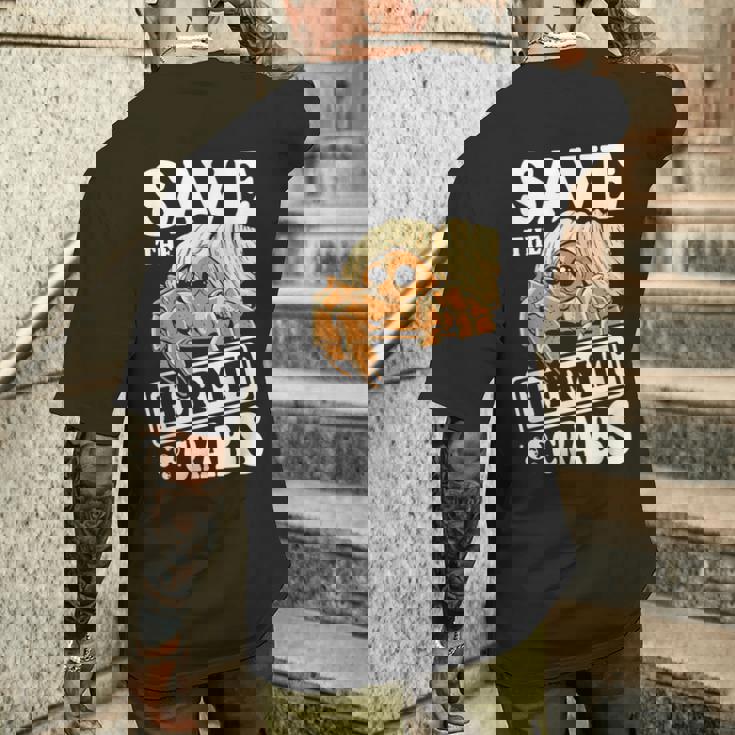 ヤドカリを救う メンズTシャツ バックプリント 彼への贈り物