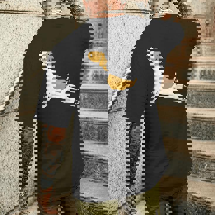 ヨガジャック・ラッセル・テリア犬 メンズTシャツ バックプリント 彼への贈り物