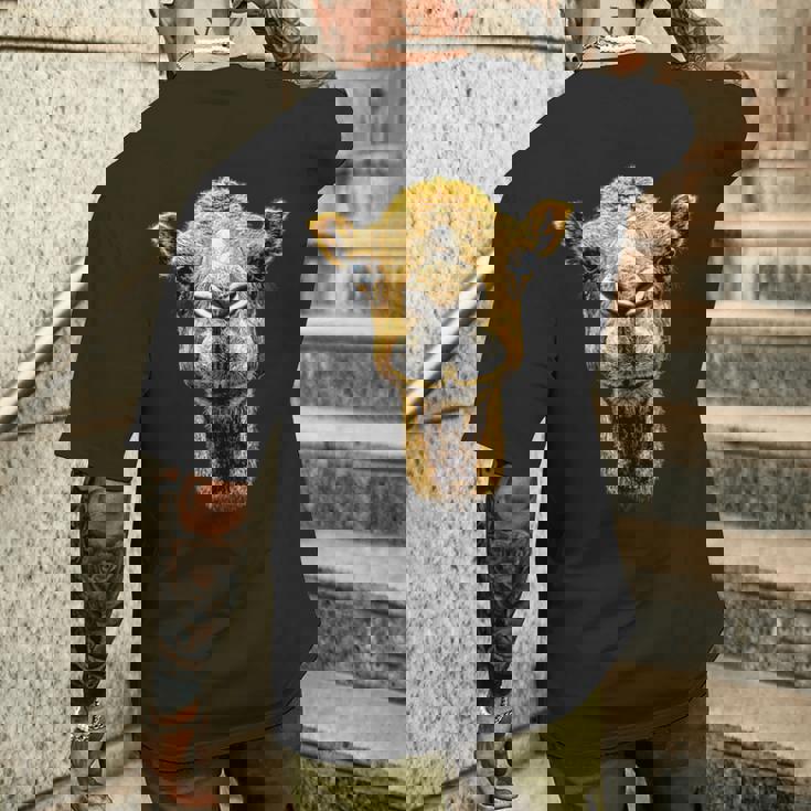 ラクダ ドメダリー バクテリアンラクダ 砂漠サファリ 甘いラクダ メンズTシャツ バックプリント 彼への贈り物