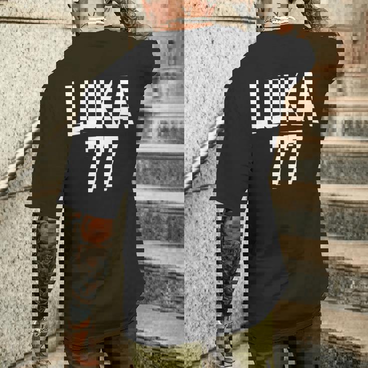 ルカ77 長袖tシャツ メンズTシャツ バックプリント 彼への贈り物