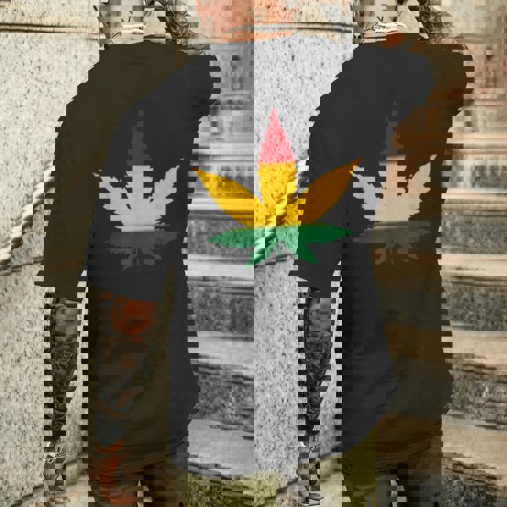 レゲエtシャツとラスタカラーtシャツ メンズ メンズTシャツ バックプリント 彼への贈り物