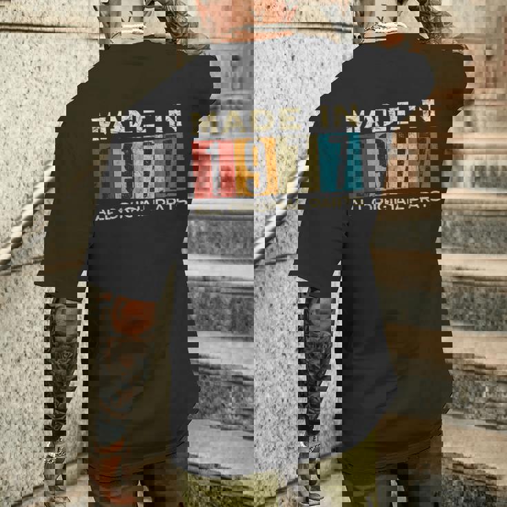 レトロ 1977 オールオリジナルパーツ ヴィンテージ 1977年製 メンズ レディース メンズTシャツ バックプリント 彼への贈り物