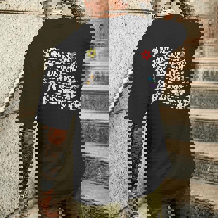 レトロなグルーヴィー。Jailyneを過度に持つことはできません。 メンズTシャツ バックプリント 彼への贈り物