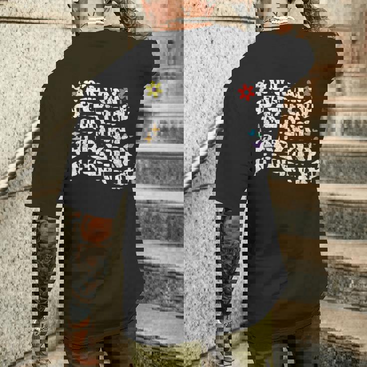 レトログルーヴィーなあなたは、決してあまりにも多くのgrazynaを持つことはできません メンズTシャツ バックプリント 彼への贈り物