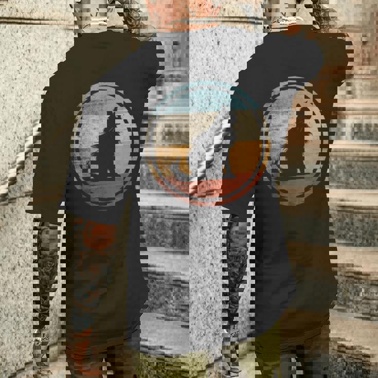 レトロヴィンテージデザインのターキッシュアンゴラ猫 メンズTシャツ バックプリント 彼への贈り物