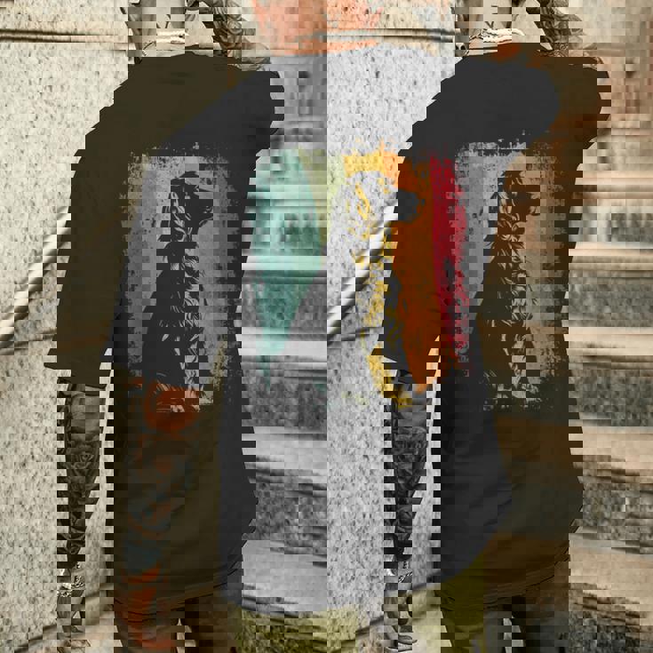 レトロヴィンテージドッグデザインイングリッシュコッカースパニエル メンズTシャツ バックプリント 彼への贈り物