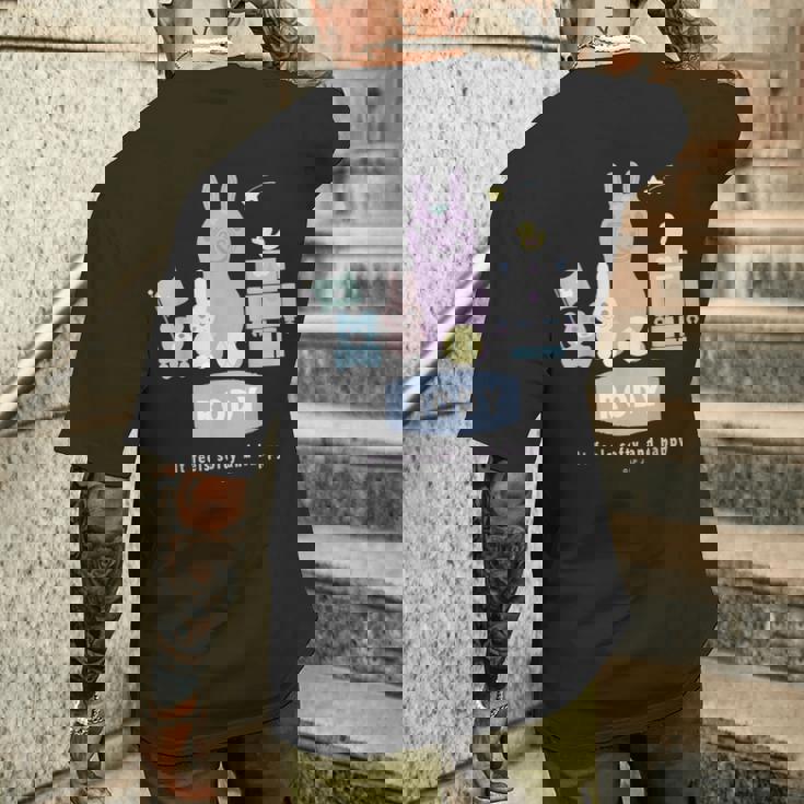 ロディ（Softy And Happy） メンズTシャツ バックプリント 彼への贈り物