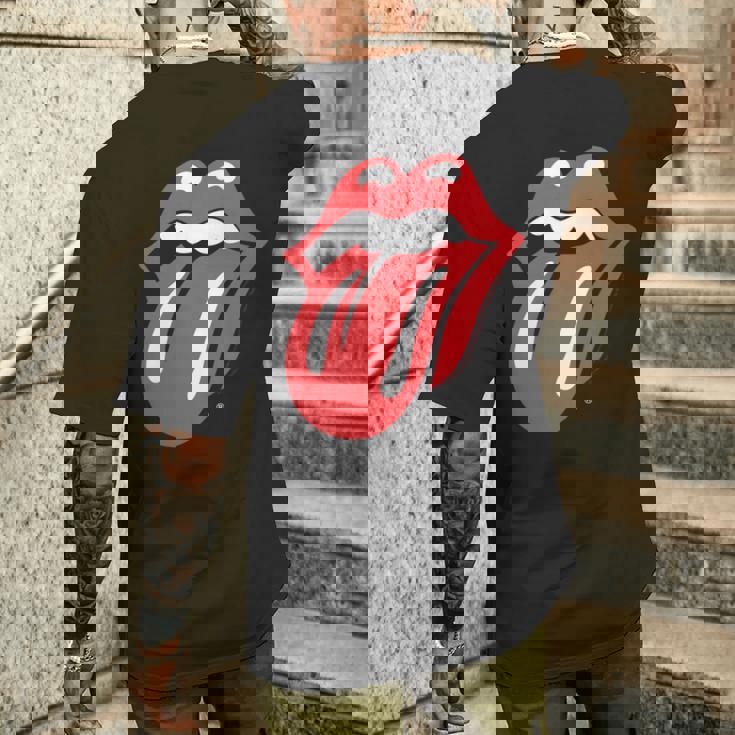 ローリングストーンズ 公式クラシックタン 長袖tシャツ メンズTシャツ バックプリント 彼への贈り物