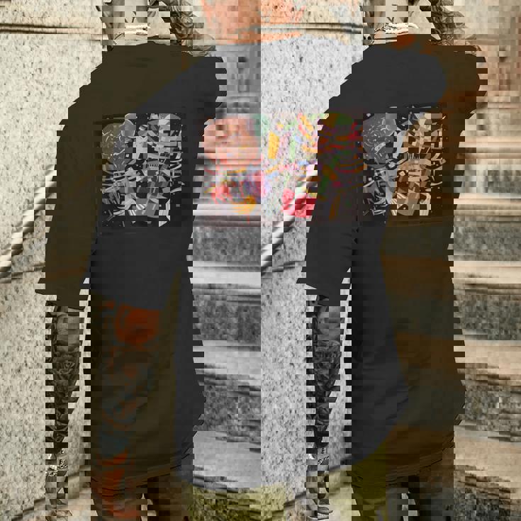 ワシリー・カンディンスキーによる作曲x1939 メンズTシャツ バックプリント 彼への贈り物