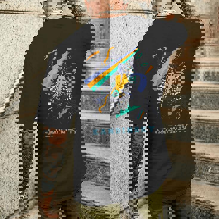 ワシリー・カンディンスキー抽象アートスモールワールドiv メンズTシャツ バックプリント 彼への贈り物