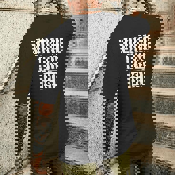 ワーキングクラスヒーロー 長袖tシャツ メンズTシャツ バックプリント 彼への贈り物