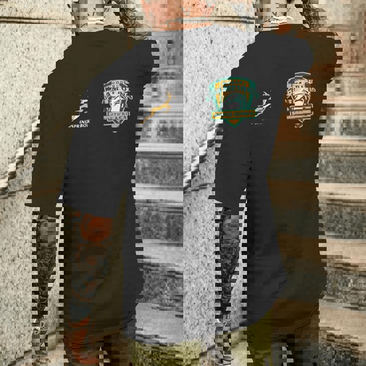 ワールドチャンピオンpringbok Bokke 南アフリカ ラグビー 長袖tシャツ メンズTシャツ バックプリント 彼への贈り物