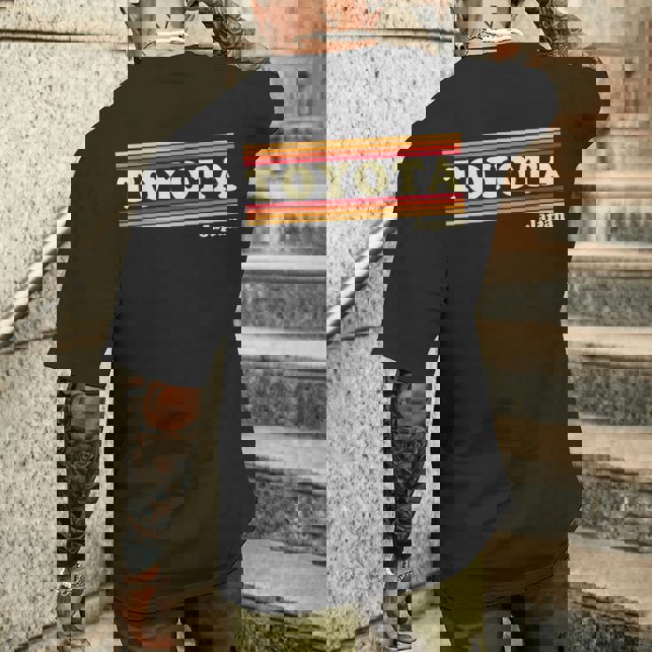 ヴィンテージ 80年代 トヨタ 日本 レトロ グラフィック メンズTシャツ バックプリント 彼への贈り物