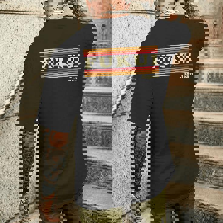 ヴィンテージ 80年代 福井 日本 レトロ グラフィック メンズTシャツ バックプリント 彼への贈り物