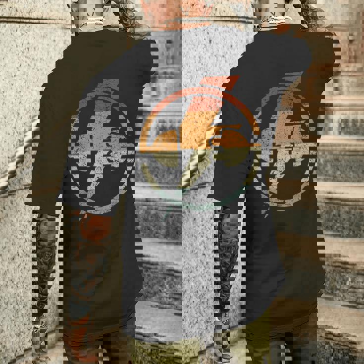 ヴィンテージ デザイン 電工 電気 メンズTシャツ バックプリント 彼への贈り物