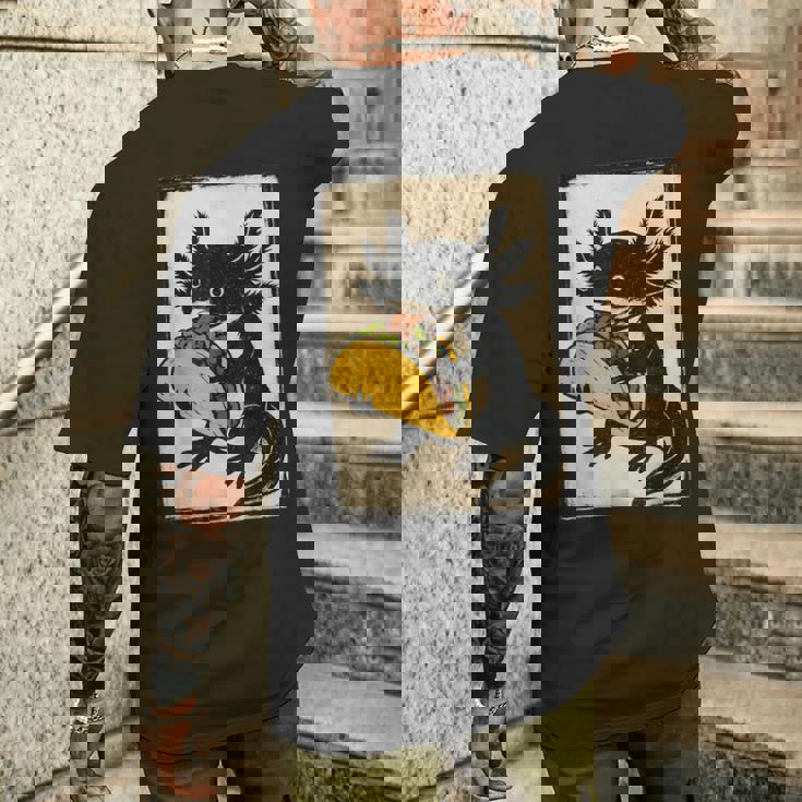 ヴィンテージ リノカット Axolotl タコサラマンダー 民芸品 メンズTシャツ バックプリント 彼への贈り物