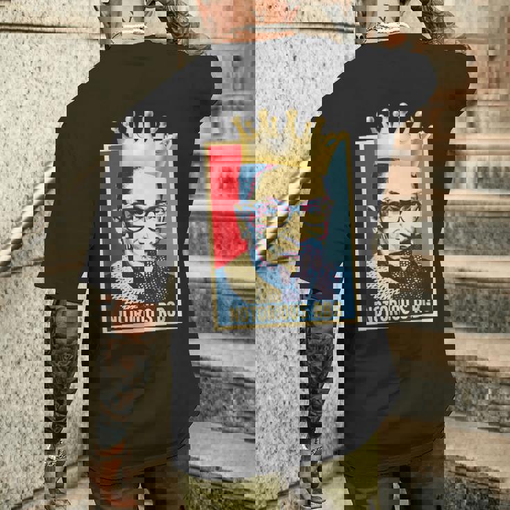 ヴィンテージ・ノトーリアス Rbg-ルース・ベイダー・ギンズバーグ・コート メンズTシャツ バックプリント 彼への贈り物