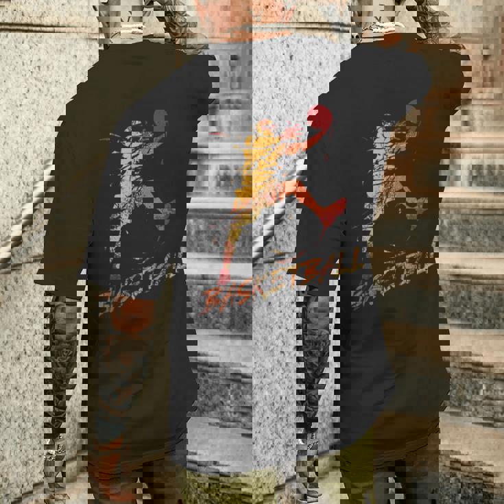 ヴィンテージ・バスケットボール・ギフト・アイデア スラムダンク メンズTシャツ バックプリント 彼への贈り物