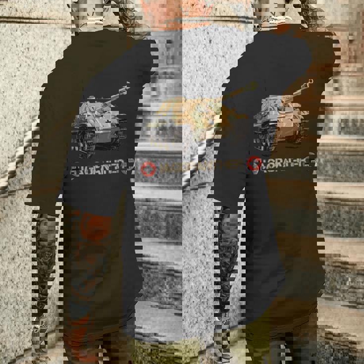 ヴィンテージ第二次世界大戦ドイツ対戦車ヤークトパンターsdKfz。 173 長袖tシャツ メンズTシャツ バックプリント 彼への贈り物